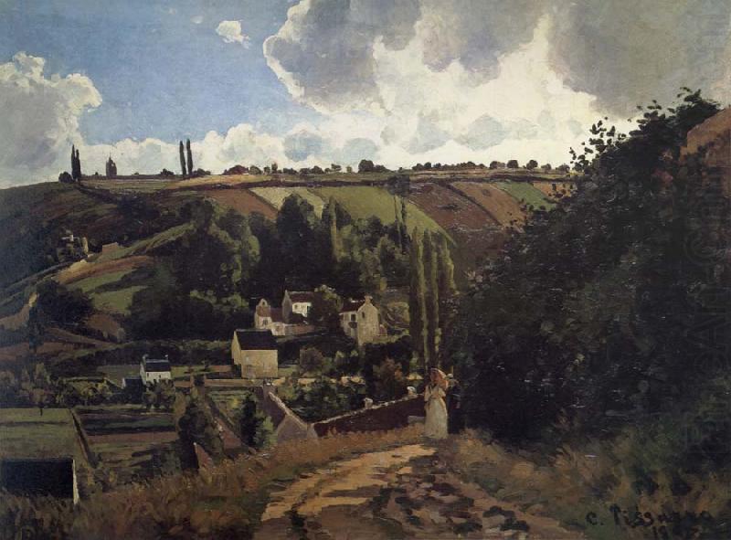 Camille Pissarro La Cote du Fallais,Pontoise china oil painting image